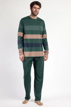 Комплект: лонгслив и брюки Admas 48(M) Зелёный (Green) (111139)