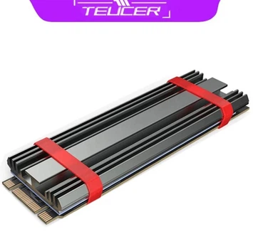 Радиатор охлаждения SSD M.2 2280 + термопрокладки Teucer M.2-4 2280