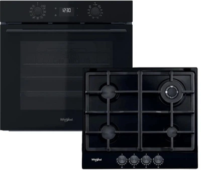 Духова шафа електрична Whirlpool OMK58HU1B + Варильна поверхня газова Whirlpool TGML 661 NB (комплект)