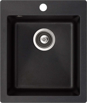 Zlew kuchenny granitowy Helika Simplex SQS100-601W