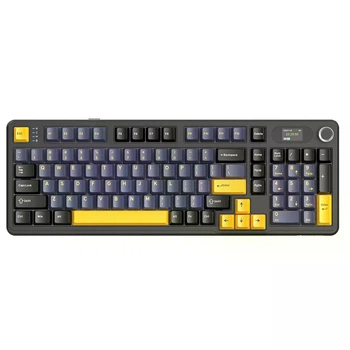 Механічна бездротова (Bluetooth + 2,4G) клавіатура з HOT SWAP Attack SHARK X98PRO, RGB, Win/Mac OS, УКР/АНГЛ, Star Black (X98PROSB)