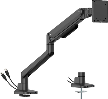 Настольное крепление для монитора OfficePro MA601B с пружиной 17-40" 2-12 кг Black