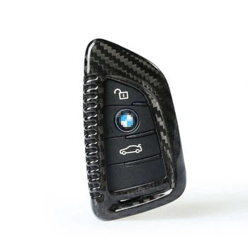 Карбоновый чехол для ключа T-Carbon BMW Series X6 3 4 Series Series Series X7 X3 2 5 iX Series X2 i3 7 X1 i4 X4 X5 Black
