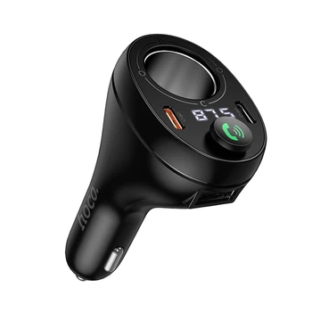 АЗП з FM-модулятором HOCO E88 Star 35W(2C) cigarette lighter car BT FM transmitter Black (6942007654111)