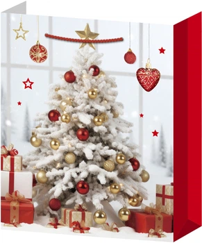 Пакет паперовий для подарунків Angel Gifts Новорічний 31×40×12 см (Я81673_AG3574-4_1)