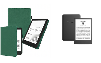 Чехол CRAYTON для Amazon Kindle Paperwhite Kids 11th Gen. 2021 – стиль, защита, цвет Green
