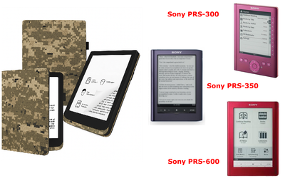 Чехол CRAYTON для Sony PRS-300, PRS-350, PRS-600 – стиль, защита, цвет Pixel M14