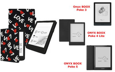 Чохол CRAYTON для Onyx BOOX Poke 3, Poke 4 Lite, Poke 5 — стиль, захист, колір Love