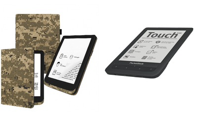 Чохол CRAYTON для PocketBook Touch Lux 623 — стиль, захист, колір Pixel M14