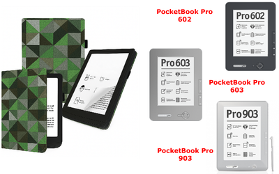Чехол CRAYTON для PocketBook Pro 602, 603, 903 – стиль, защита, цвет Feshn-Green