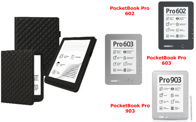 Чехол CRAYTON для PocketBook Pro 602, 603, 903 – стиль, защита, цвет Karos Black