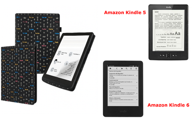 Чехол CRAYTON для Amazon Kindle 5, Amazon Kindle 6 – стиль, защита, цвет Fashn-Black