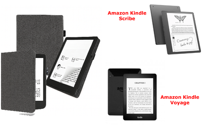 Чехол CRAYTON для Amazon Kindle Scribe, Voyage – стиль, защита, цвет Gray