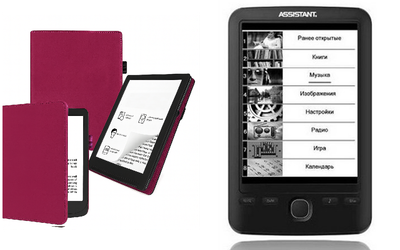 Чехол CRAYTON для Assistant AE-601 – стиль, защита, цвет Hot Pink