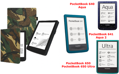Чехол CRAYTON для PocketBook 640, 641, 650, 650 Ultra – стиль, защита, цвет Saxara