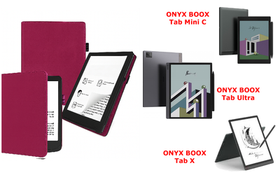Чехол CRAYTON для ONYX BOOX Tab Mini C, Tab Ultra, Tab X – стиль, защита, цвет Hot Pink