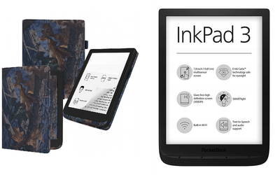 Чехол CRAYTON для Pocketbook Inkpad 3 PB740 – стиль, защита, цвет Hrab
