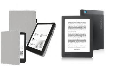 Чехол CRAYTON для Kobo Aura Edition 2 – стиль, защита, цвет Silver