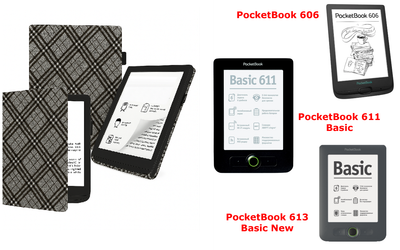 Чохол CRAYTON для PocketBook 606, 611, 613 — стиль, захист, колір Klitunka