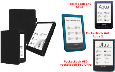 Чехол CRAYTON для PocketBook 640, 641, 650, 650 Ultra – стиль, защита, цвет Black