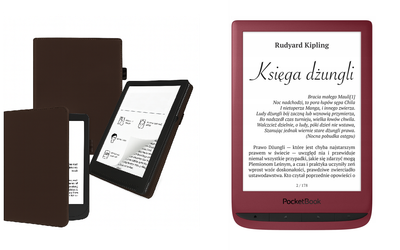 Чехол CRAYTON для PocketBook Touch Lux 5 – стиль, защита, цвет Braun