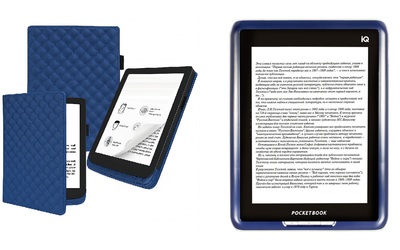 Чехол CRAYTON для PocketBook IQ701 – стиль, защита, цвет Karos Blue