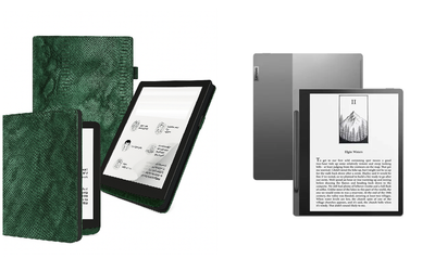 Чехол CRAYTON для Lenovo Lenovo Smart Paper Storm – стиль, защита, цвет Green Snake