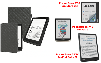 Чехол CRAYTON для PocketBook 700, 740, 743 – стиль, защита, цвет Karos Gray