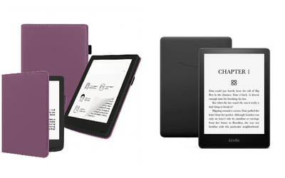 Чехол CRAYTON для Amazon Kindle Paperwhite Signature Edition 11th Gen – стиль, защита, цвет Purple