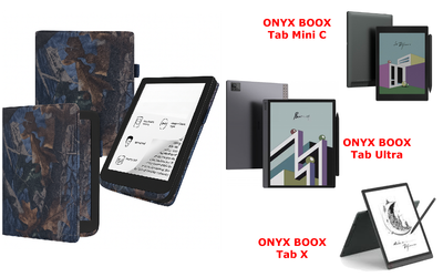 Чехол CRAYTON для ONYX BOOX Tab Mini C, Tab Ultra, Tab X – стиль, защита, цвет Hrab
