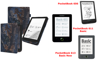Чехол CRAYTON для PocketBook 606, 611, 613 – стиль, защита, цвет Hrab