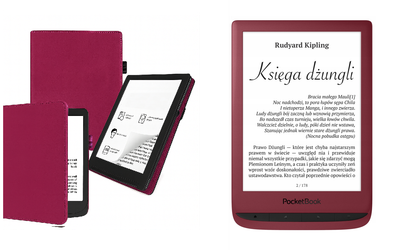 Чехол CRAYTON для PocketBook Touch Lux 5 – стиль, защита, цвет Hot Pink