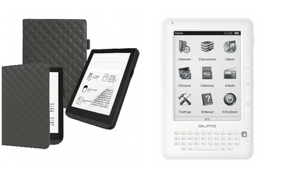 Чехол CRAYTON для Qumo Libro II HD – стиль, защита, цвет Karos Gray