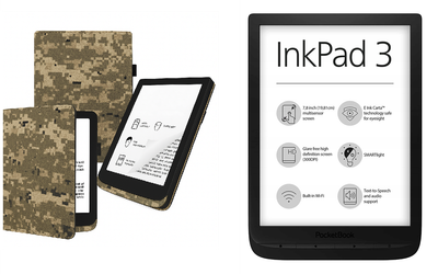 Чехол CRAYTON для Pocketbook Inkpad 3 PB740 – стиль, защита, цвет Pixel M14