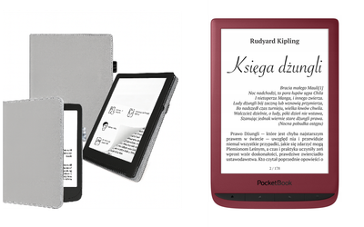 Чехол CRAYTON для PocketBook Touch Lux 5 – стиль, защита, цвет Silver