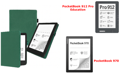 Чехол CRAYTON для PocketBook 912, 970 – стиль, защита, цвет Green