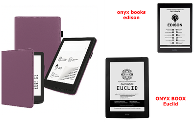 Чехол CRAYTON для onyx books edison, Euclid – стиль, защита, цвет Purple