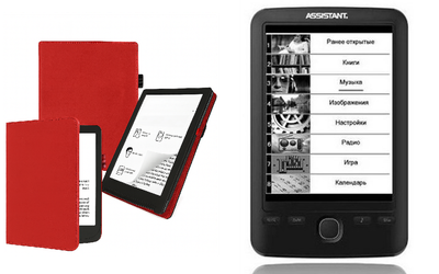 Чехол CRAYTON для Assistant AE-601 – стиль, защита, цвет Red