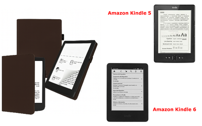 Чехол CRAYTON для Amazon Kindle 5, Amazon Kindle 6 – стиль, защита, цвет Braun
