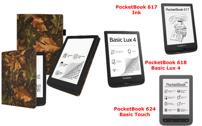 Чохол CRAYTON для PocketBook 617, 618, 624 — стиль, захист, колір Klen