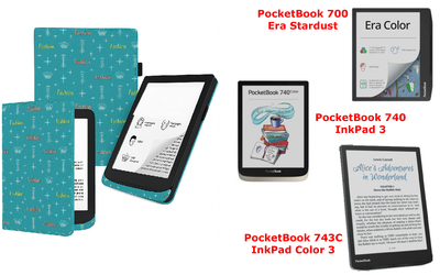 Чохол CRAYTON для PocketBook 700, 740, 743 — стиль, захист, колір Feshn-Bue