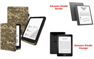Чехол CRAYTON для Amazon Kindle Scribe, Voyage – стиль, защита, цвет Pixel M14
