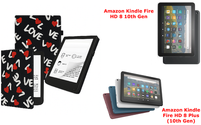 Чехол CRAYTON для Amazon Kindle Fire HD 8 10th Gen, Fire HD 8 Plus (10th Gen) – стиль, защита, цвет Love