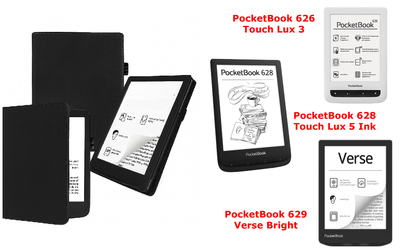 Чохол CRAYTON для PocketBook 626, 628, 629 — стиль, захист, колір Black