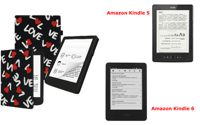 Чохол CRAYTON для Amazon Kindle 5, Amazon Kindle 6 — стиль, захист, колір Love