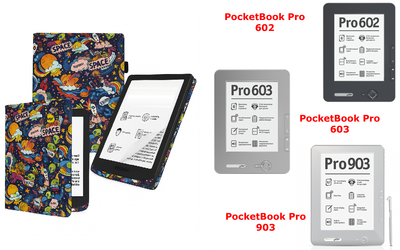 Чохол CRAYTON для PocketBook Pro 602, 603, 903 — стиль, захист, колір Kosmos