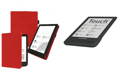 Чехол CRAYTON для PocketBook Touch Lux 623 – стиль, защита, цвет Red