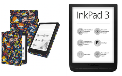 Чехол CRAYTON для Pocketbook Inkpad 3 PB740 – стиль, защита, цвет Kosmos