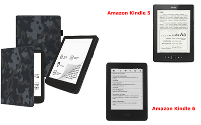 Чохол CRAYTON для Amazon Kindle 5, Amazon Kindle 6 — стиль, захист, колір Xaki Winter