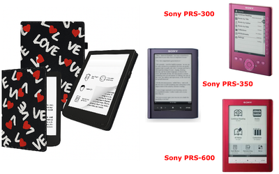 Чохол CRAYTON для Sony PRS-300, PRS-350, PRS-600 — стиль, захист, колір Love